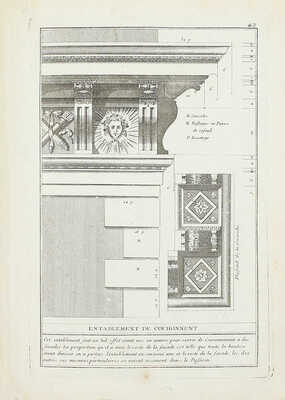 [Виньола Дж. Б. да. Правила пяти архитектурных орденов Жака Бароццио де Виньола с французским орденом и кратким трактатом по камнерезному, плотницкому, столярному и слесарному делу]. 